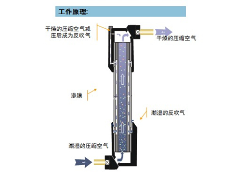 滲膜式干燥器工作原理 滲膜式干燥器工作原理
